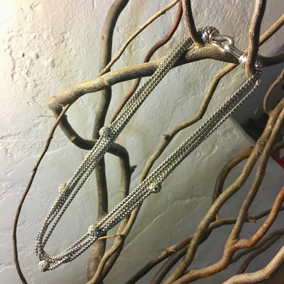 Silver Tone Chains with Rhinestone Disco Balls - Picture 8 of 15